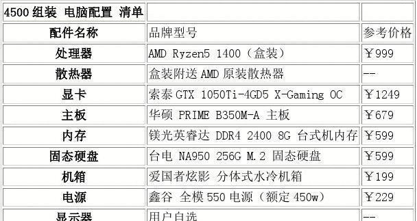 如何选择适合自己的一般电脑配置（掌握关键要点）  第1张